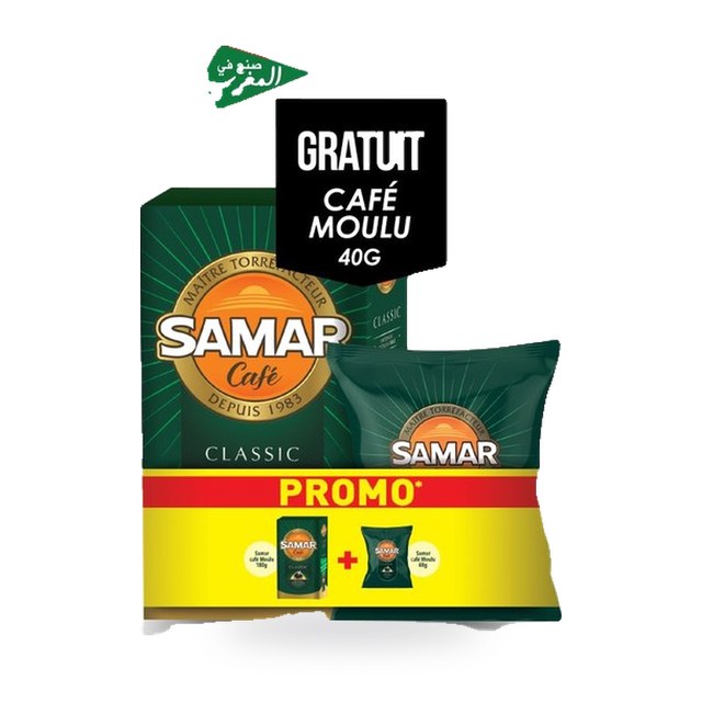 Café moulu 180g – SAMAR