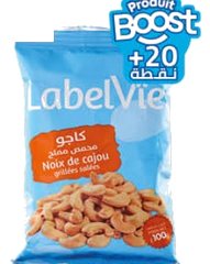 Noix de cajou grillées salées LabelVie 100g ee