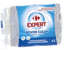 Eponges grattantes vitro-céramique Carrefour 2 unités