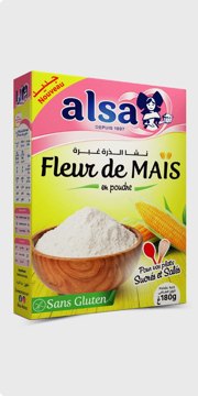 Fleur de mais en poudre 180g - ALSA