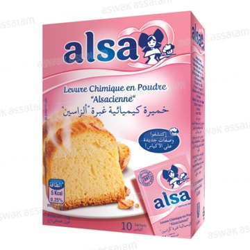 Levure chimique 10 sachets + 2 gratuits - ALSA