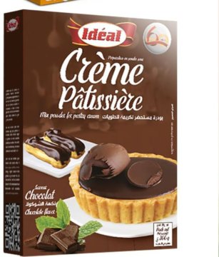 Préparation en poudre pour crème pâtissière saveur chocolat 200g - IDEAL