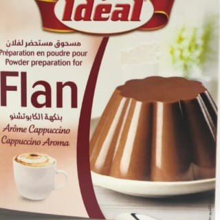 Préparation pour flan sucré cappuccino 55g - IDEAL