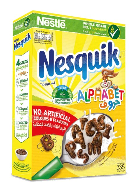 NESQUIK CEREALES ALPHABET 335G NESTLE