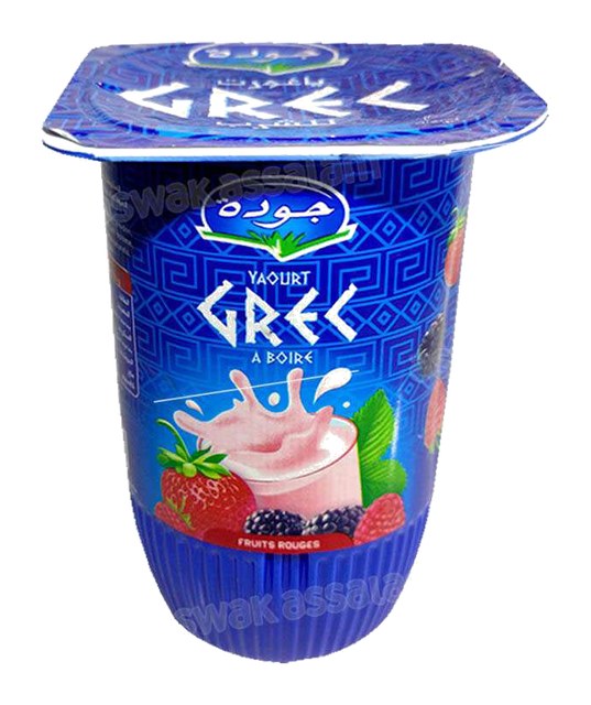 YAOURT GREC A BOIRE FRUITS ROUGES 160G JAOUDA