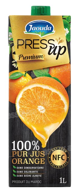 PUR JUS 100% ORANGE 1L PRESS’UP JAOUDA