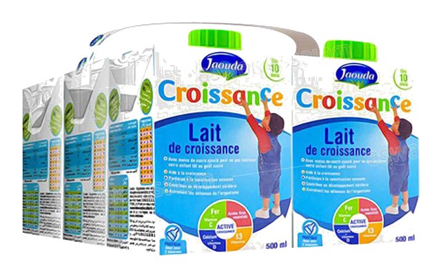 LAIT DE CROISSANCE UHT 6*500ML JAOUDA