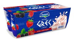 YAOURT A BOIRE GREC FRUITS ROUGES 8*165G JAOUDA