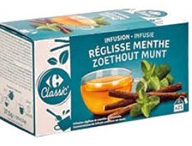 Infusion réglisse et menthe – 25 sachets