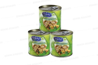 Champignons coupés Khayrat – Lot de 3 x 184g