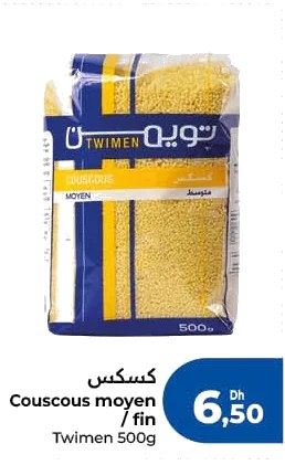 Couscous moyen / fin Twimen – 500g