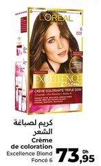 Crème de coloration L’Oréal Excellence Blond Foncé 6 – 1 unité