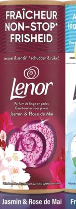 Parfum de linge en perles Lenor – Jasmin & Rose de Mai