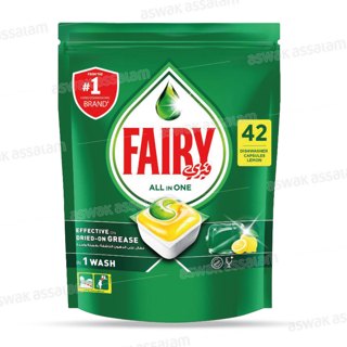 Pastilles pour lave-vaisselle Fairy – Lot de 42 unités