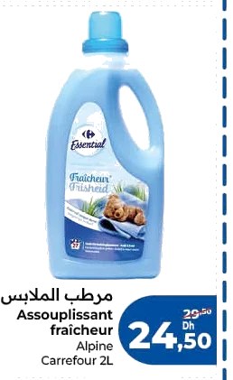 Assouplissant fraîcheur Alpine Carrefour – 2L