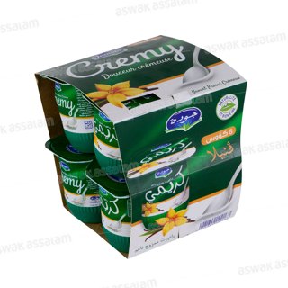 Yaourt vanille Jaouda Cremy – Lot de 8 x 110g