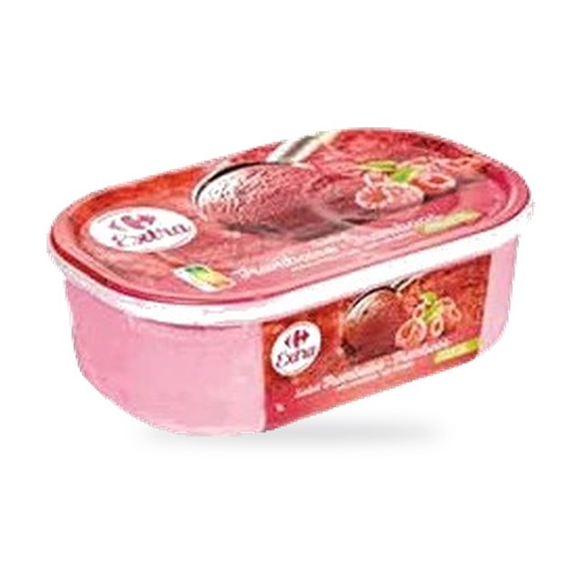 Sorbet aux framboises Carrefour – 1L