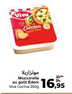 Mozzarella au goût Edam Viva Cocina – 250g