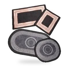Tapis pour salle de bain – Lot de 2