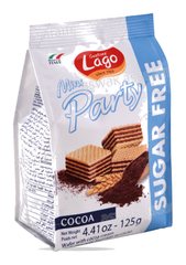 MINI GAUFRETTES SANS SUCRE CACAO 125G LAGO