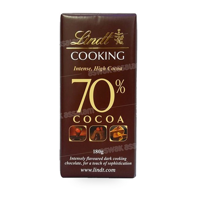 CHOCOLAT COOKING 70% CACAO 180G LINDT
