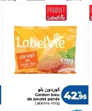 Cordon bleu de poulet panés LabelVie – 400g