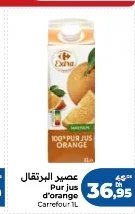 Pur jus d’orange Carrefour – 1L