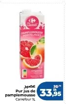 Pur jus de pamplemousse Carrefour – 1L