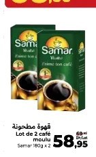 Café moulu – Lot de 2 x 180g