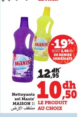 Nettoyant sol Maxis – 1L