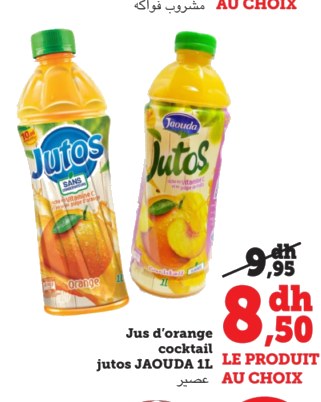 Jus d’orange cocktail Jutos Jaouda – 1L