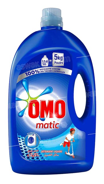 LESSIVE LIQUIDE ACTIVE CLEAN 2.5L OMO