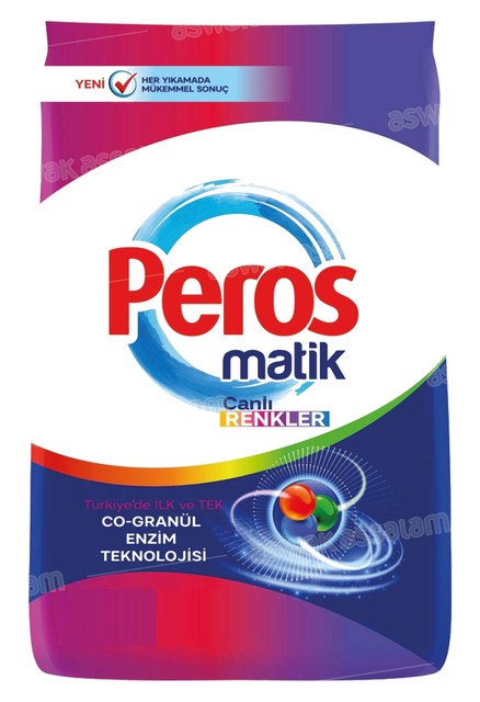 LESSIVE LIQUIDE COULEURS VIVES 3KG PEROS