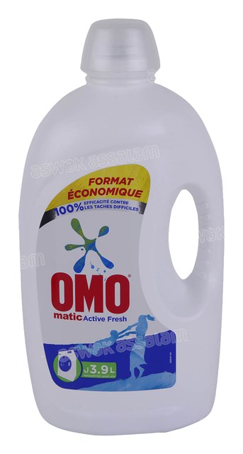 LESSIVE LIQUIDE MATIC ACTIVE FRESH 3.9L OMO