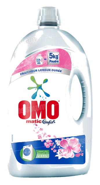 LESSIVE MACHINE LIQUIDE MATIC COMFORT 2,5L OMO