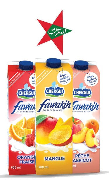 Jus de fruits au lait 900ml FAWAKIH – CHERGUI