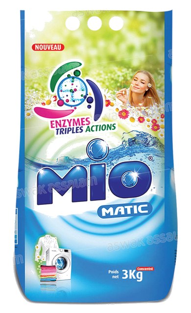 LESSIVE MACHINE TRIPLE ACTION 3KG MIO