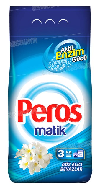 LESSIVE MACHINE WHITE & BRIGHT 3KG PEROS