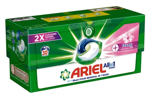 LESSIVE PODS TOUT EN 1 DOWNY 30 UNITES ARIEL