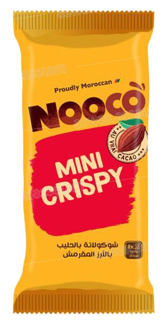 CHOCOLAT LAIT 6G MINI CRISPY NOOCO
