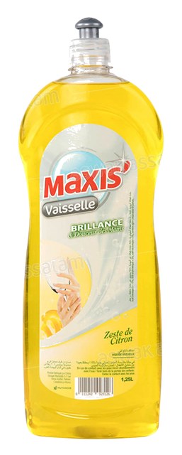 LIQUIDE VAISSELLE CITRON 1.25L MAXI’S