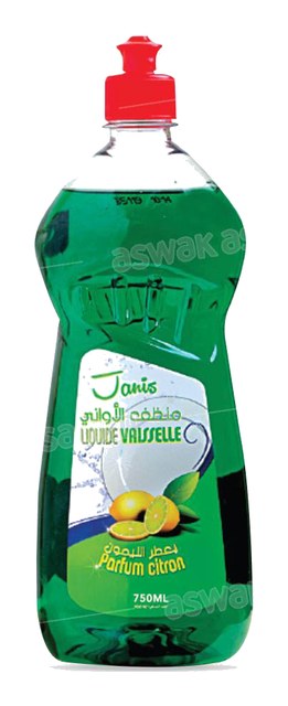 LIQUIDE VAISSELLE CITRON 750ML JANIS