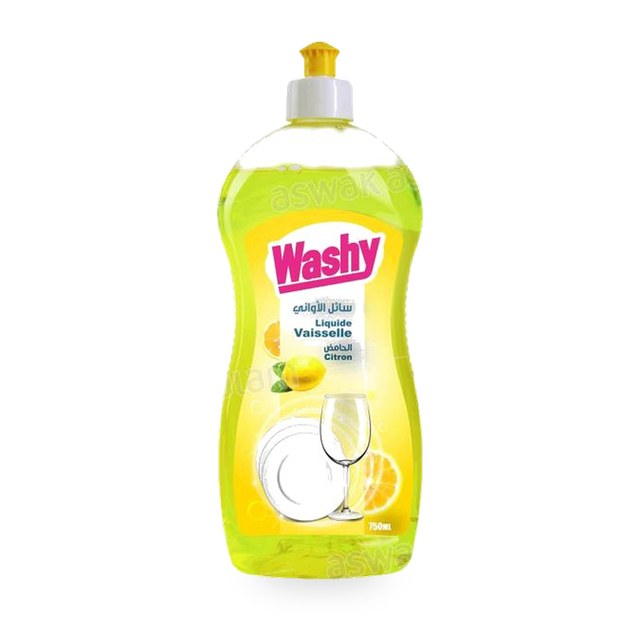 LIQUIDE VAISSELLE CITRON 750ML WASHY