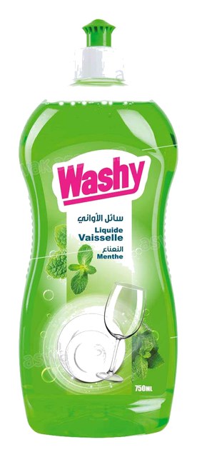 LIQUIDE VAISSELLE MENTHE 750ML WASHY