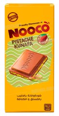 TABLETTE CHOCOLAT LAIT PISTACHE KUNAFA 95G NOOCO