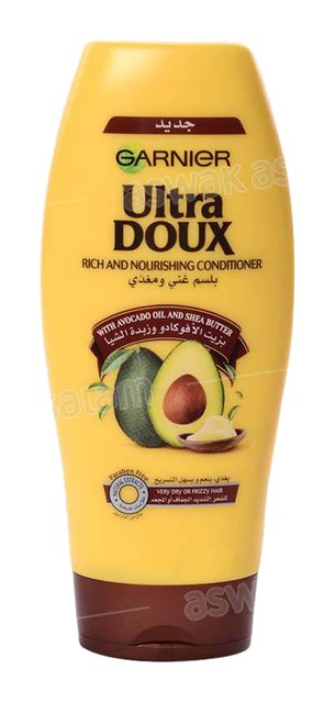 APRES SHAMPOOING AVOCAT BEURRE DE KARITE 400ML ULTRA DOUX GARNIER
