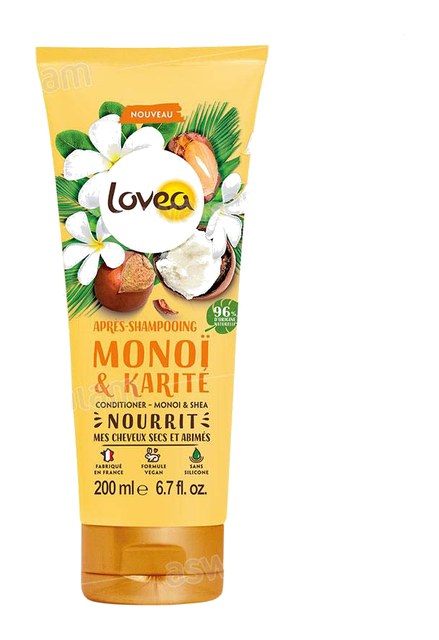 APRES-SHAMPOOING MONOI & KARITE POUR CHEVEUX SECS ET ABIMES 200ML LOVEA