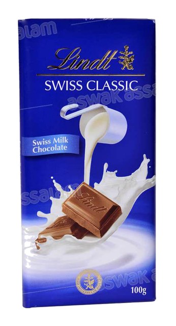 CHOCOLAT SWISS CLASSIC AU LAIT 100G LINDT