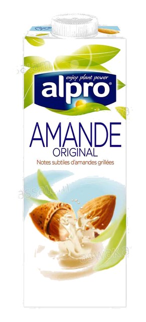 LAIT VEGETAL UHT AMANDES GRILLEES 1L ALPRO