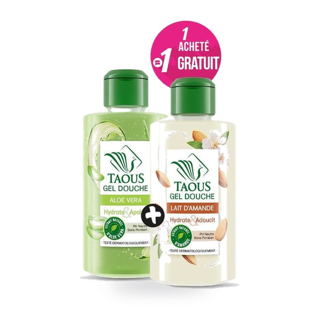 Lot de 2 gels douche 250ml – TAOUS